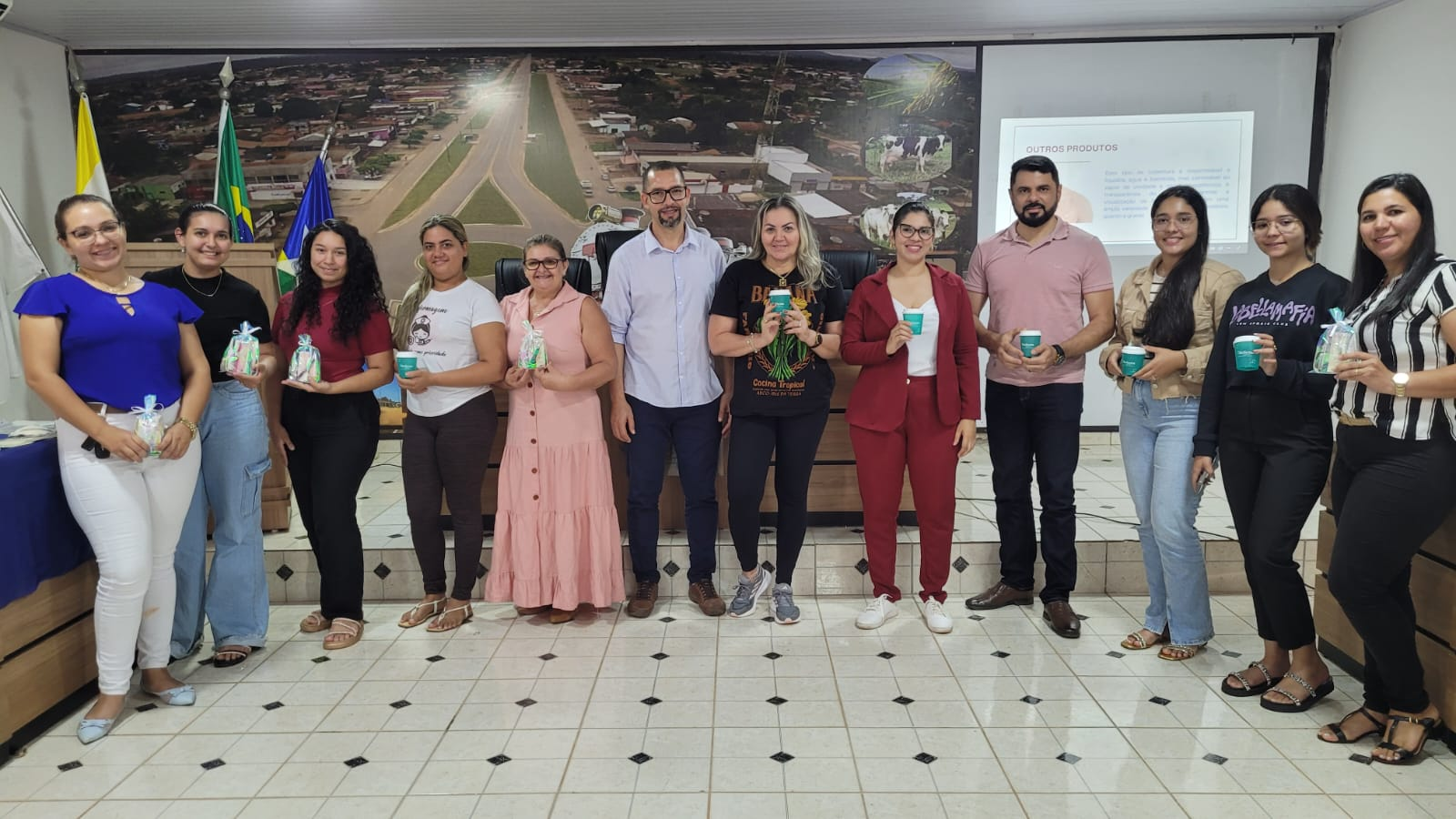 Grupo de alunos capacitados